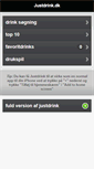 Mobile Screenshot of justdrink.dk