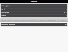 Tablet Screenshot of justdrink.dk
